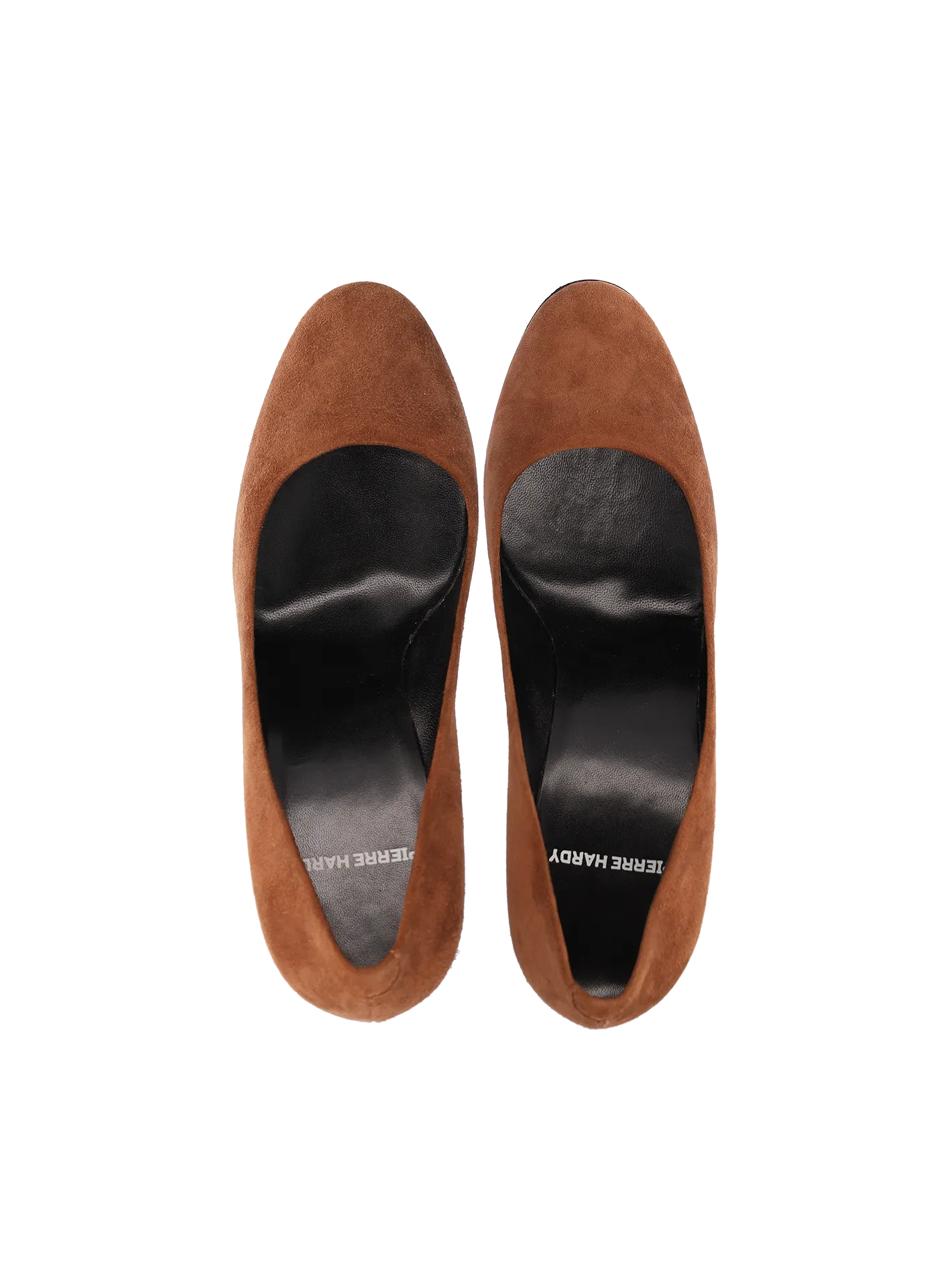100mm suede block-heel pumps