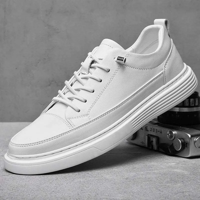 2024 Men's Fashion Leather Breathable Non-slip Slip-on Shoes