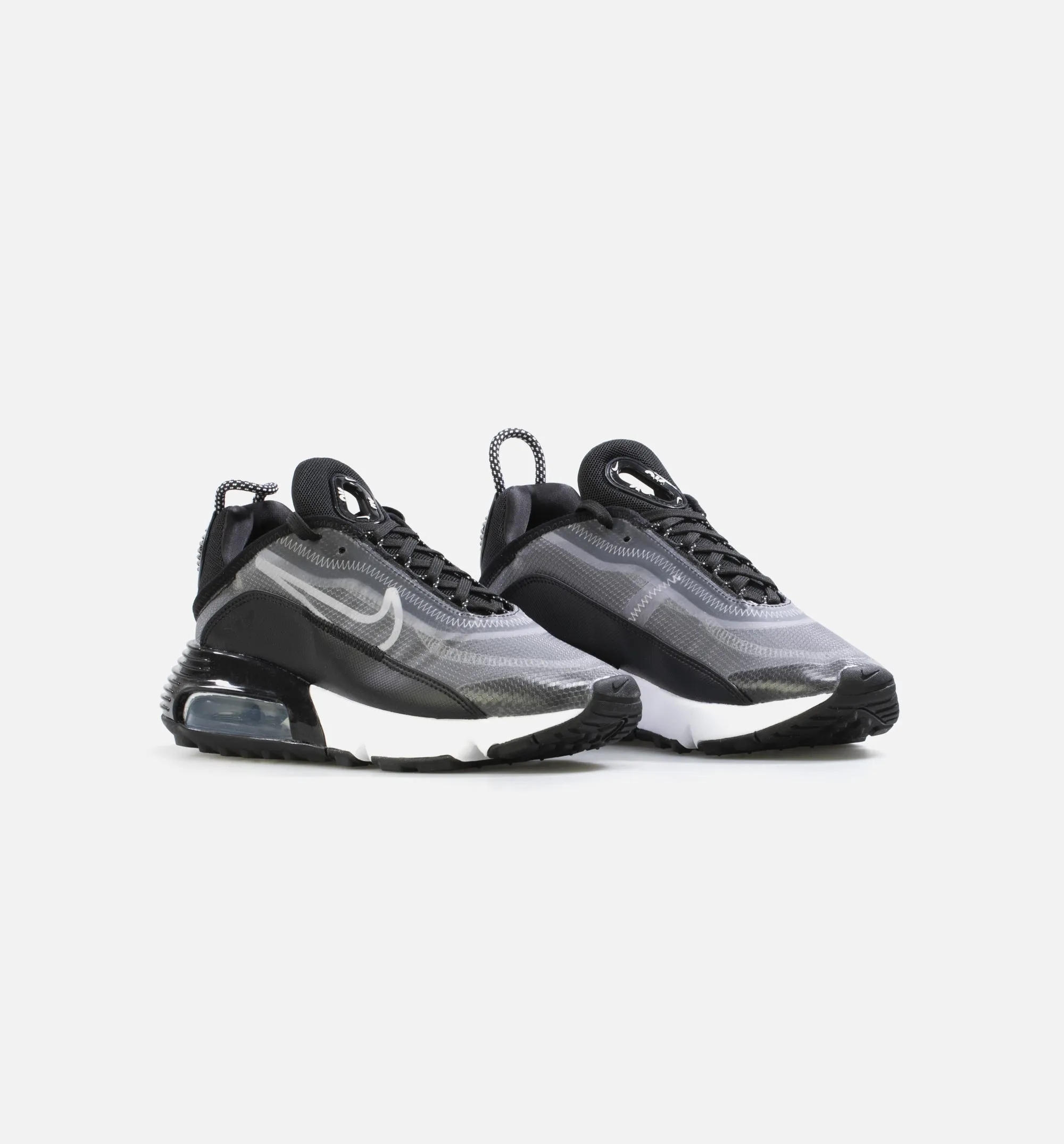 Air Max 2090 Womens Running Shoe - Black/Metallic Silver/White