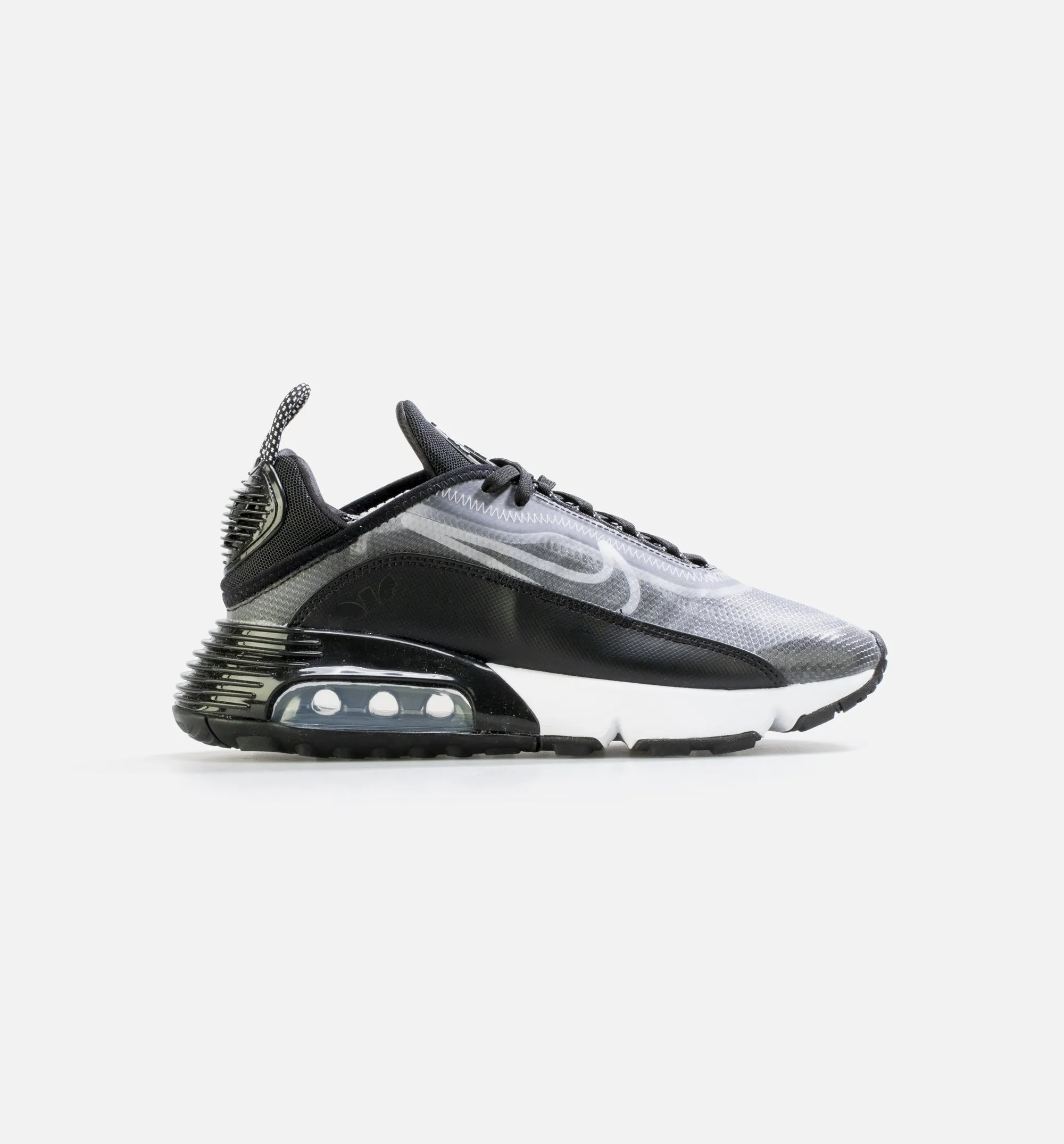 Air Max 2090 Womens Running Shoe - Black/Metallic Silver/White