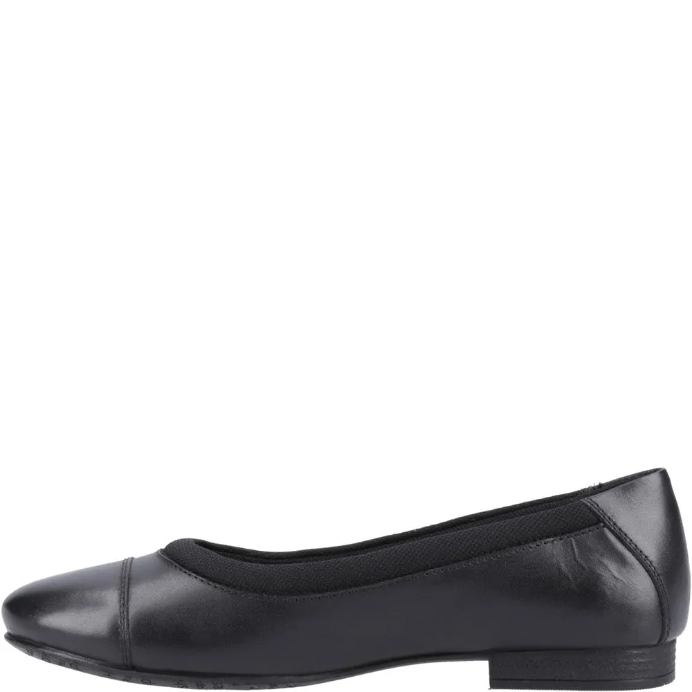 Black/Black Emma Senior School Shoes