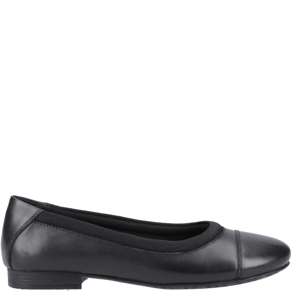 Black/Black Emma Senior School Shoes