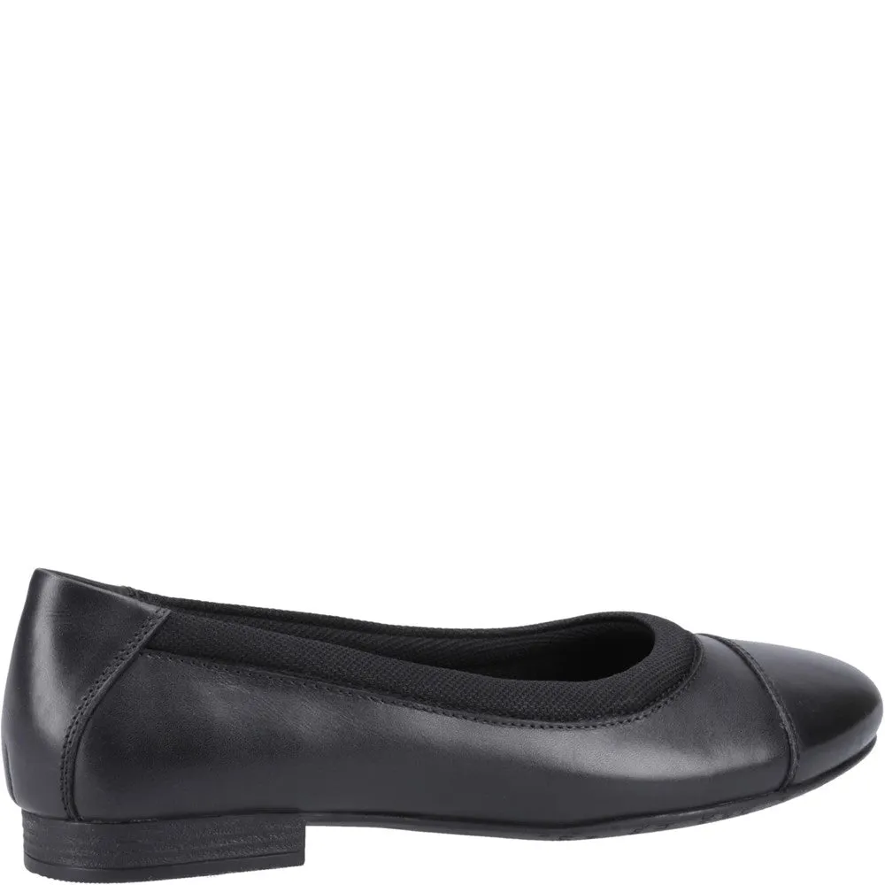 Black/Black Emma Senior School Shoes
