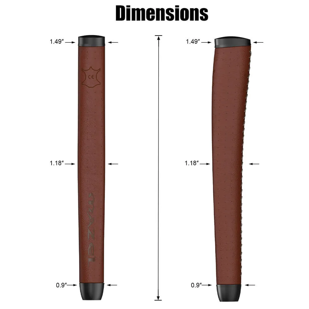Breathable Leather Golf Putter Grip