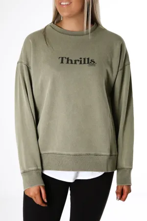 Enchantment Slouch Crew Army Green