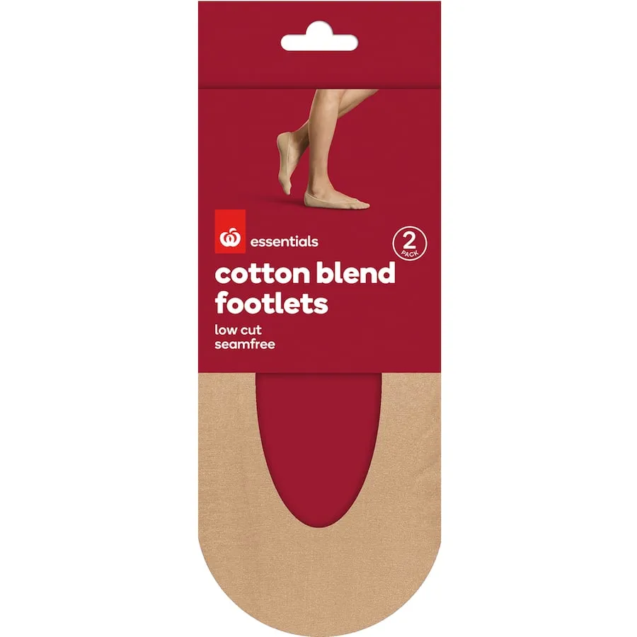 Essentials Footlet C/blend Natural