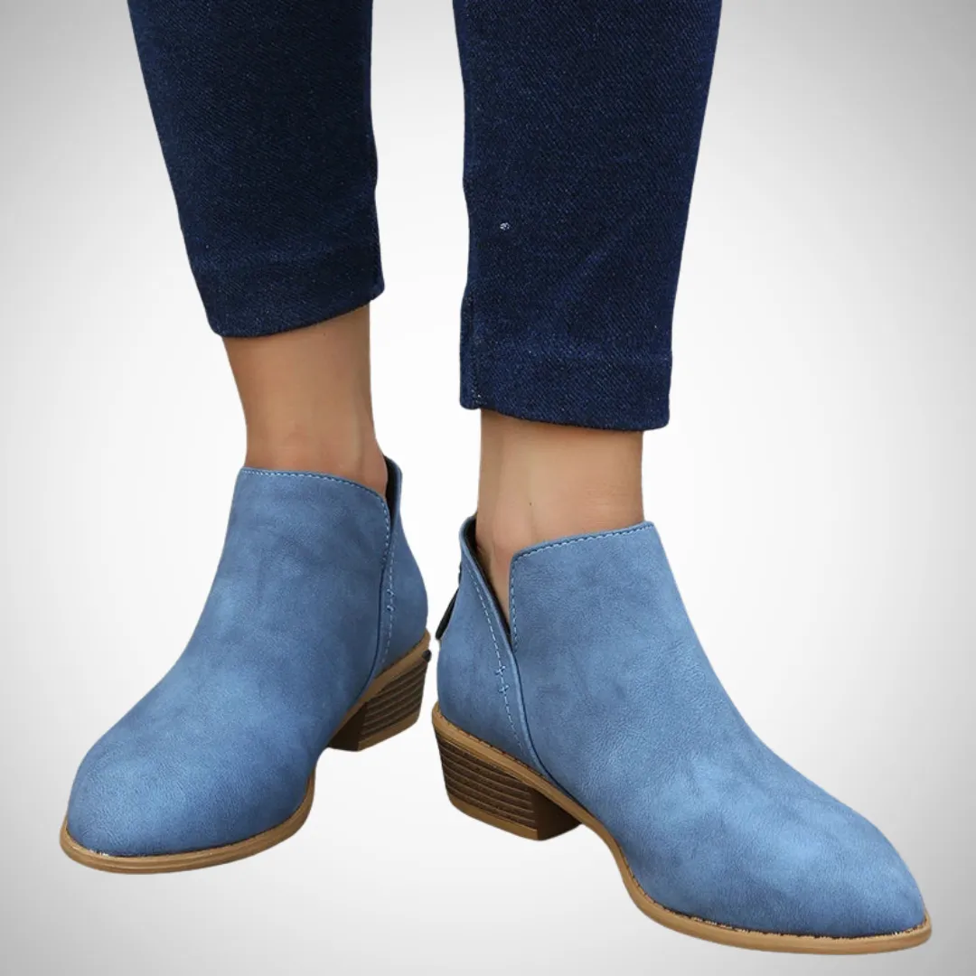 Fina Suede Ankle Boots