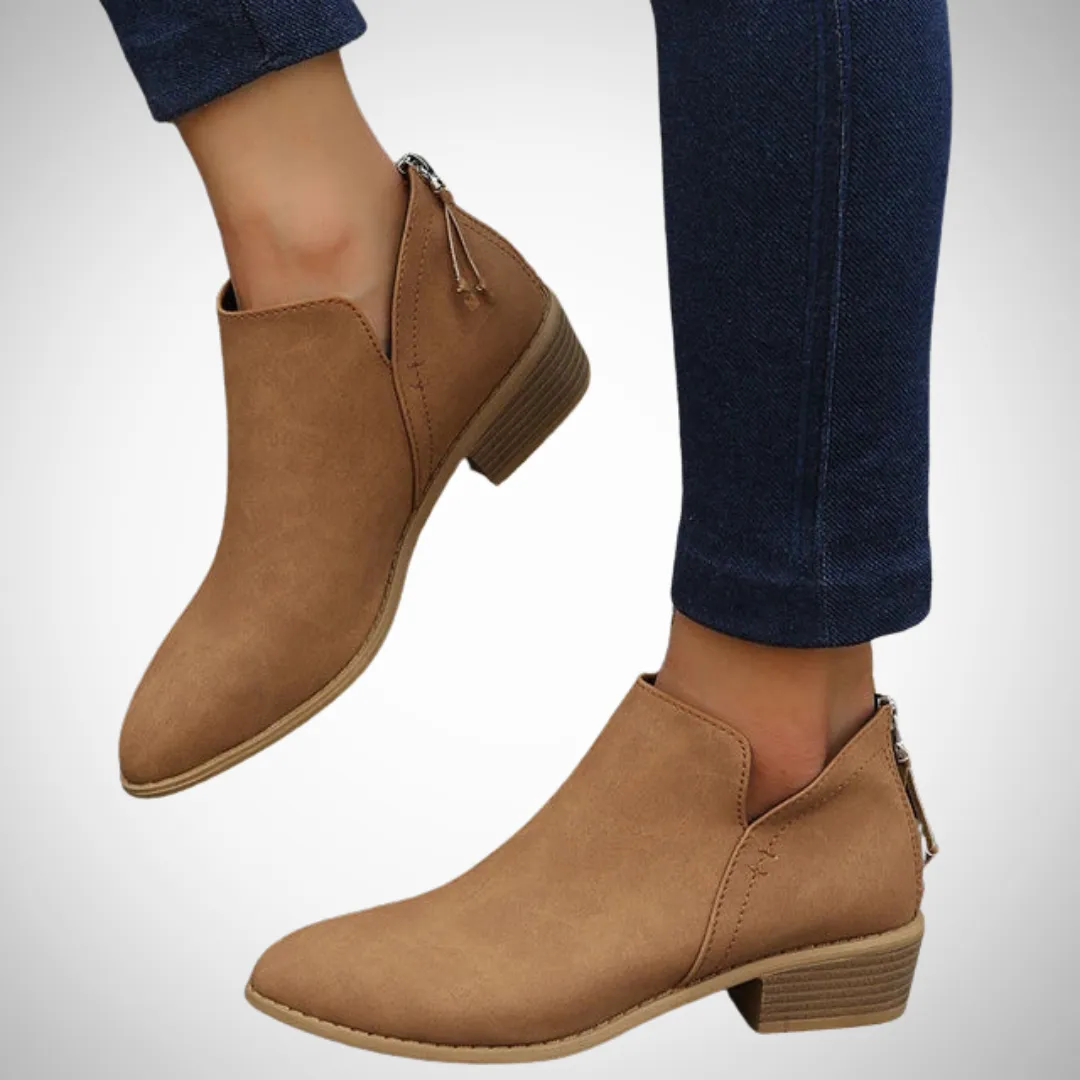 Fina Suede Ankle Boots
