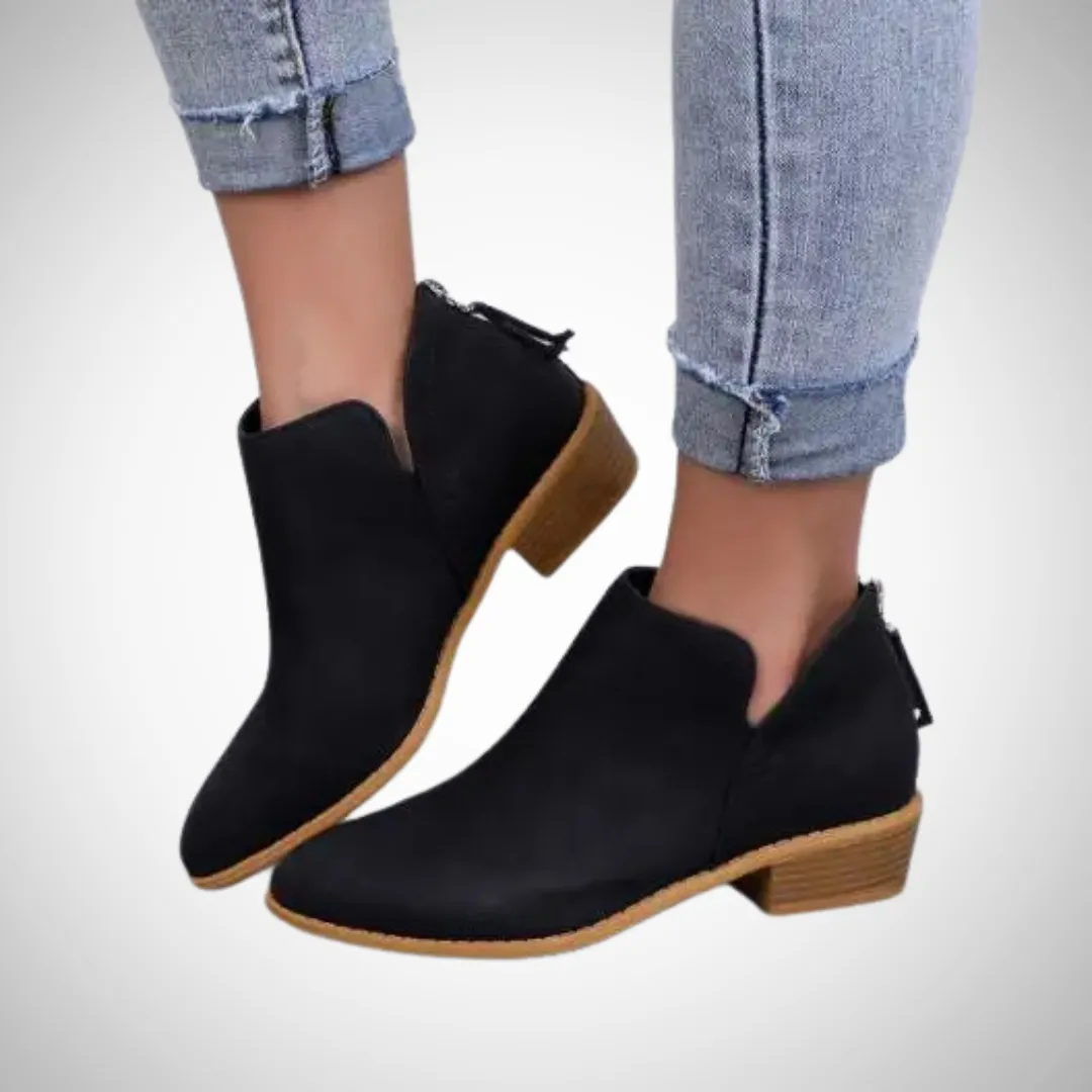 Fina Suede Ankle Boots