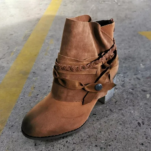 Gladiator Vintage Vegan Leather Boots