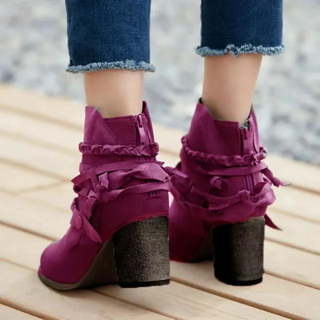 Gladiator Vintage Vegan Leather Boots