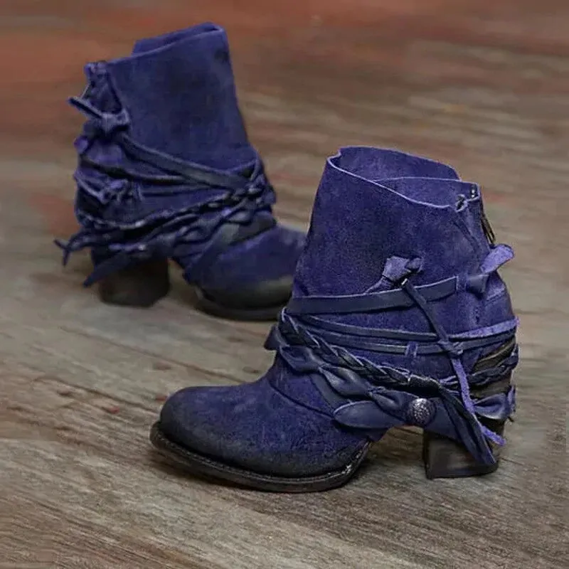 Gladiator Vintage Vegan Leather Boots