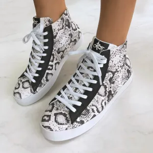 HOLOGRAM in SNAKE PRINT Sneakers