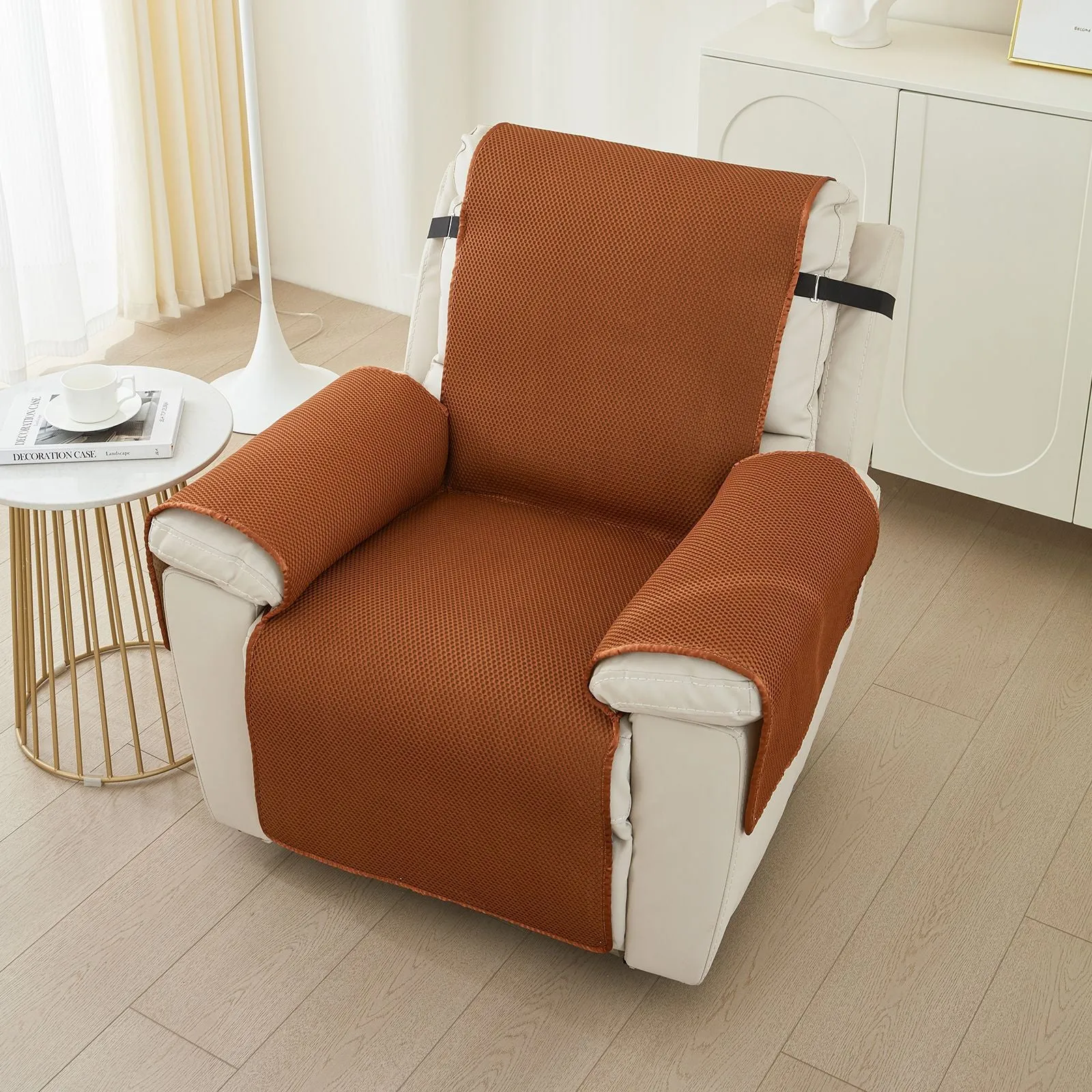 Honeycomb Non-slip Breathable Recliner Protector For Summer