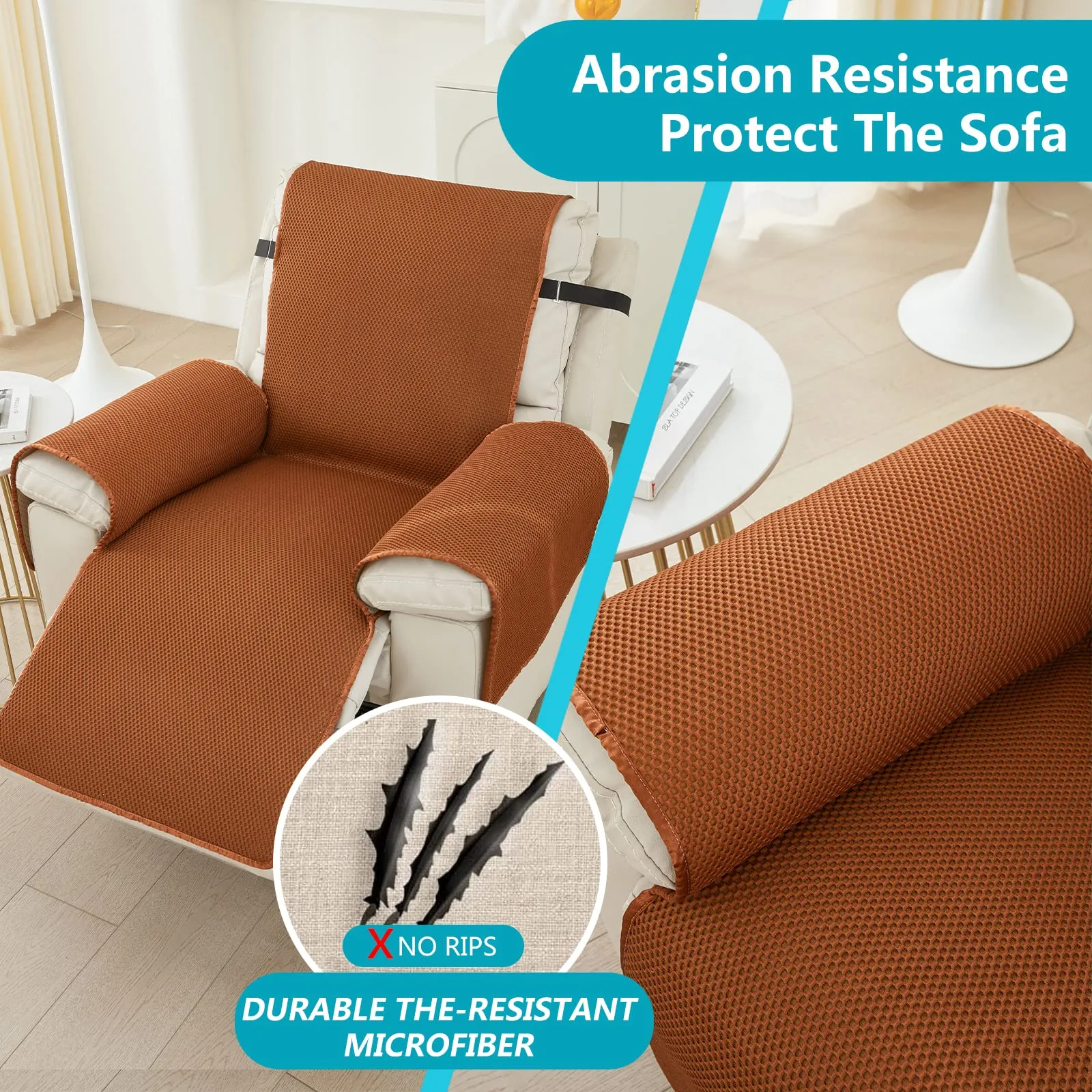 Honeycomb Non-slip Breathable Recliner Protector For Summer