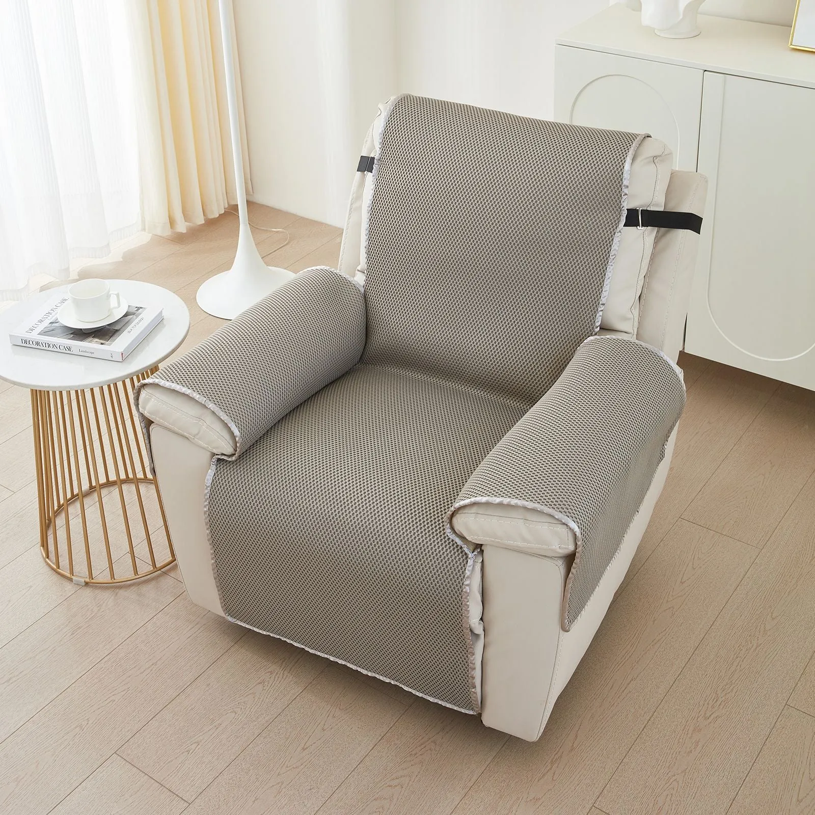 Honeycomb Non-slip Breathable Recliner Protector For Summer