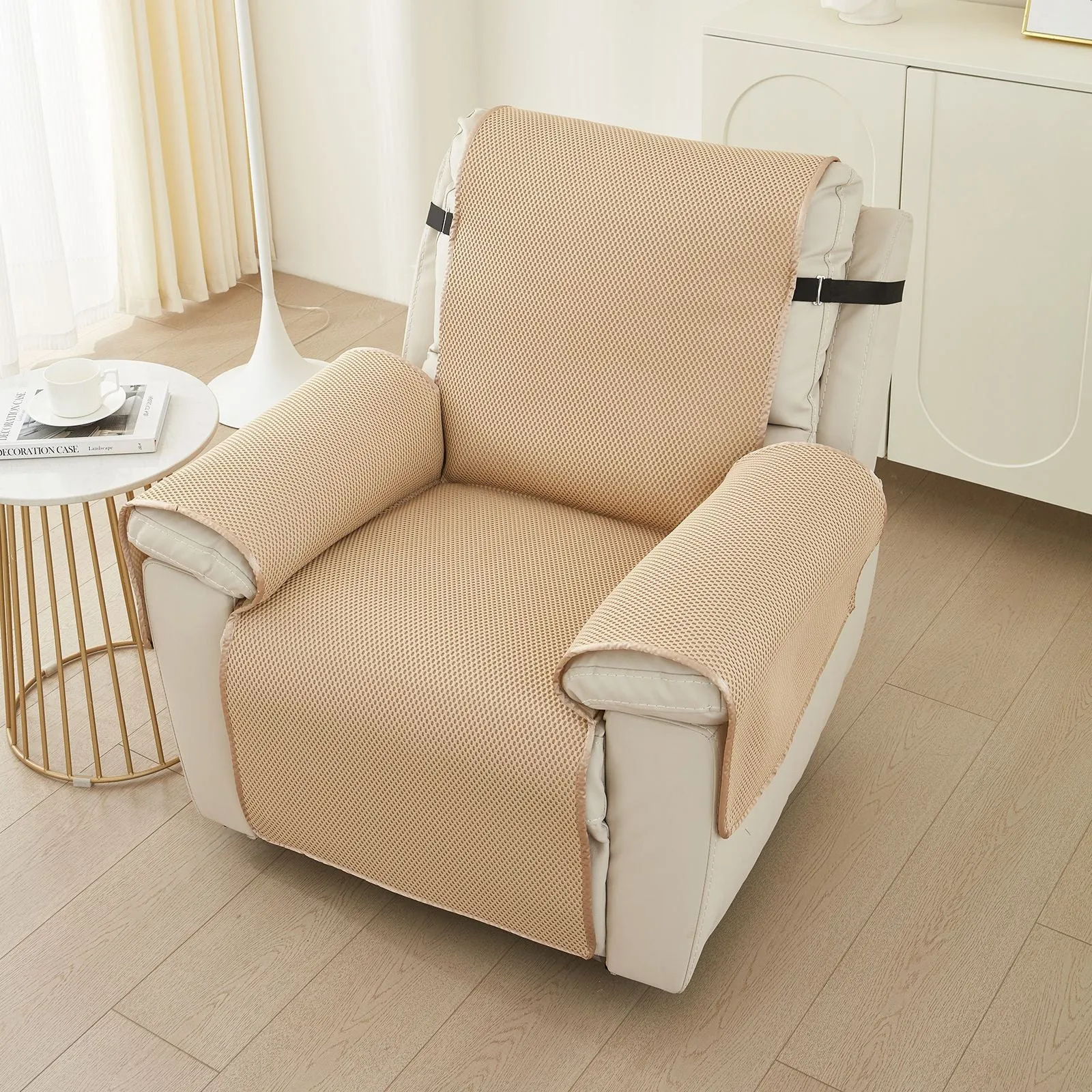 Honeycomb Non-slip Breathable Recliner Protector For Summer