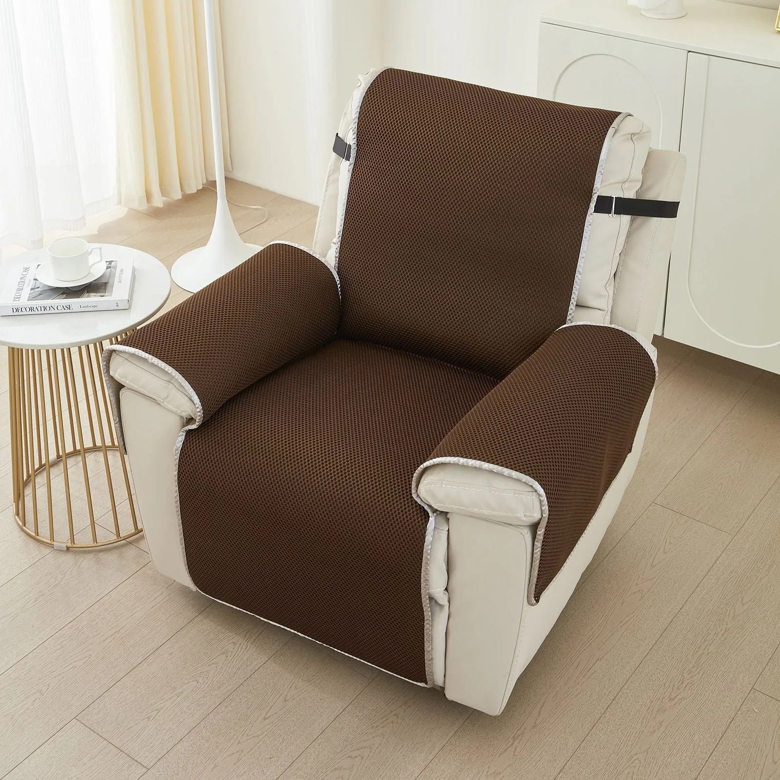 Honeycomb Non-slip Breathable Recliner Protector For Summer