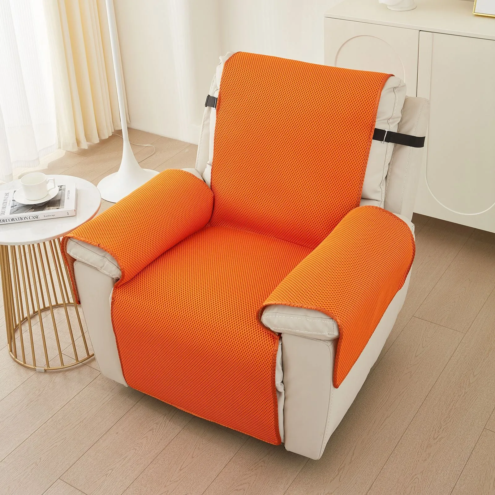 Honeycomb Non-slip Breathable Recliner Protector For Summer