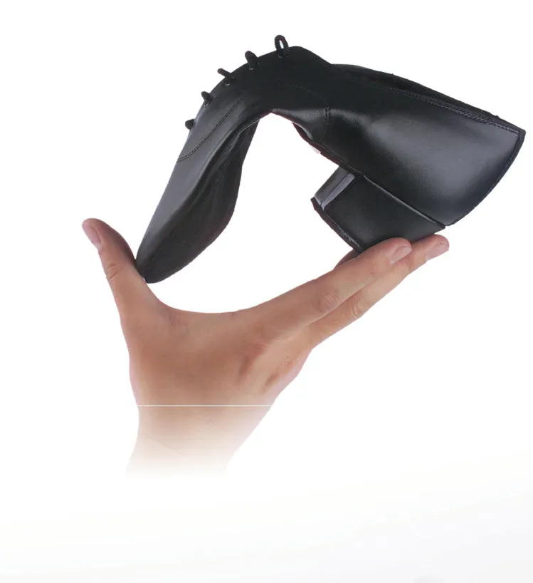 International-Mens: Killick: Black Leather  | 1.5" Latin