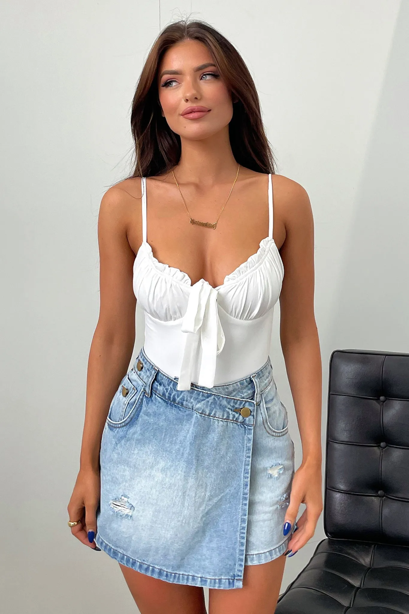 Jensen Denim Skort - Blue