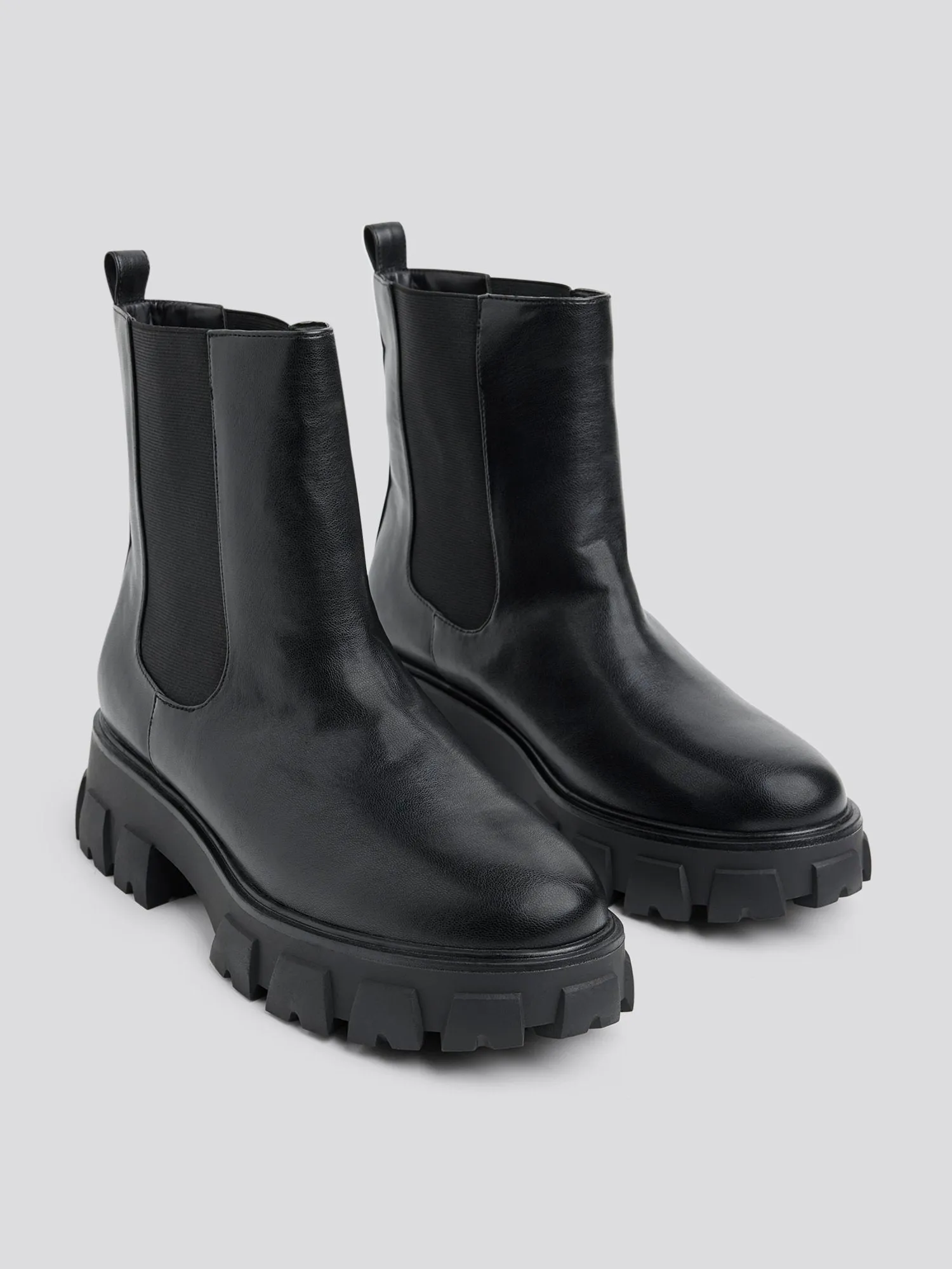 Josie Wide Width Lug Sole Booties