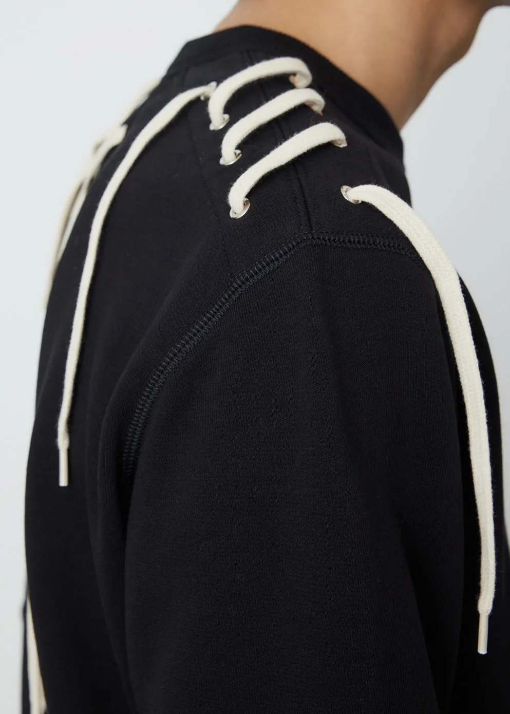 Laced Sweatshirt