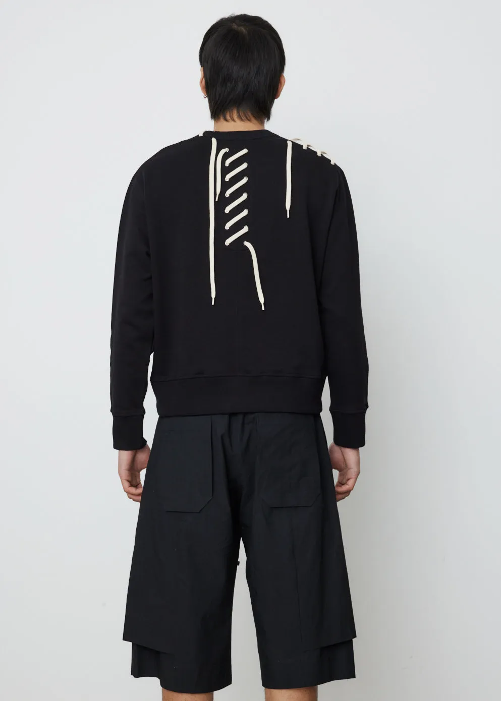 Laced Sweatshirt