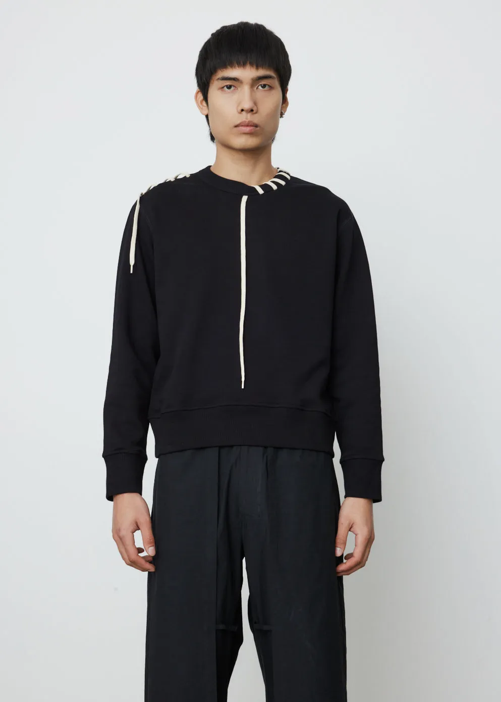Laced Sweatshirt
