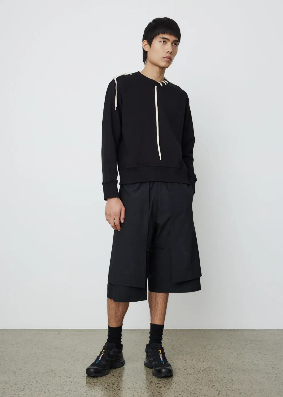 Laced Sweatshirt