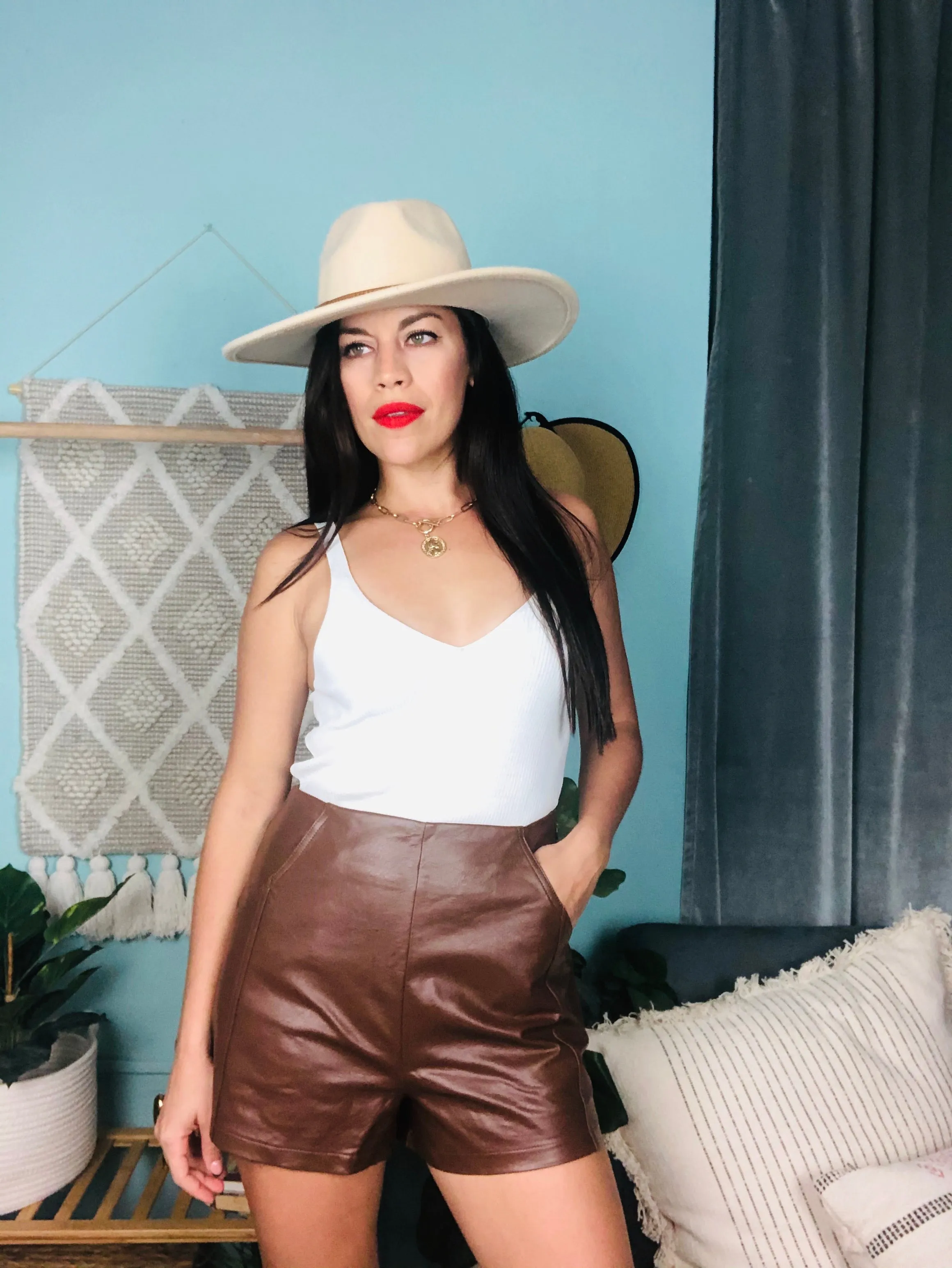 Leather Shorts