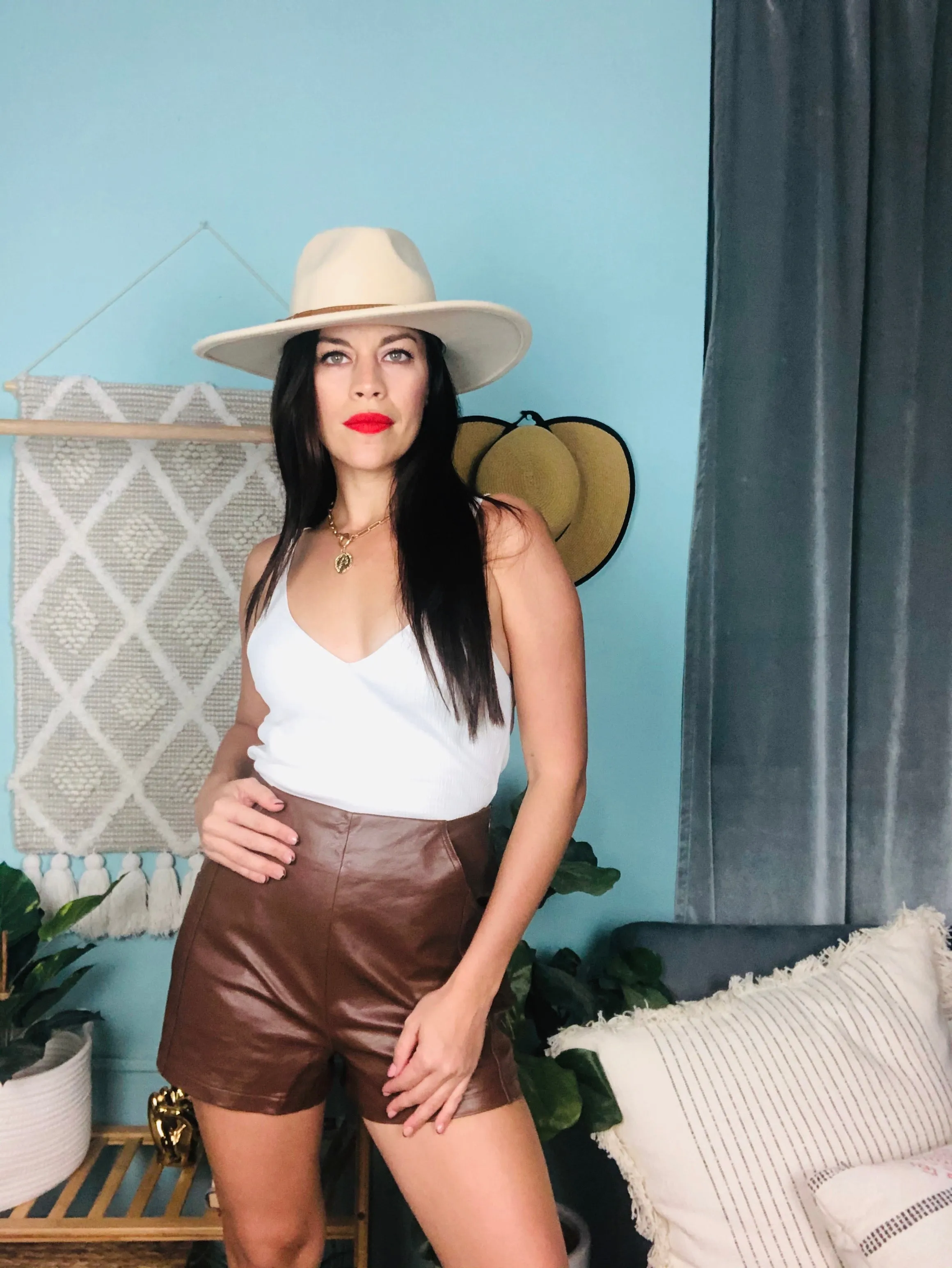 Leather Shorts