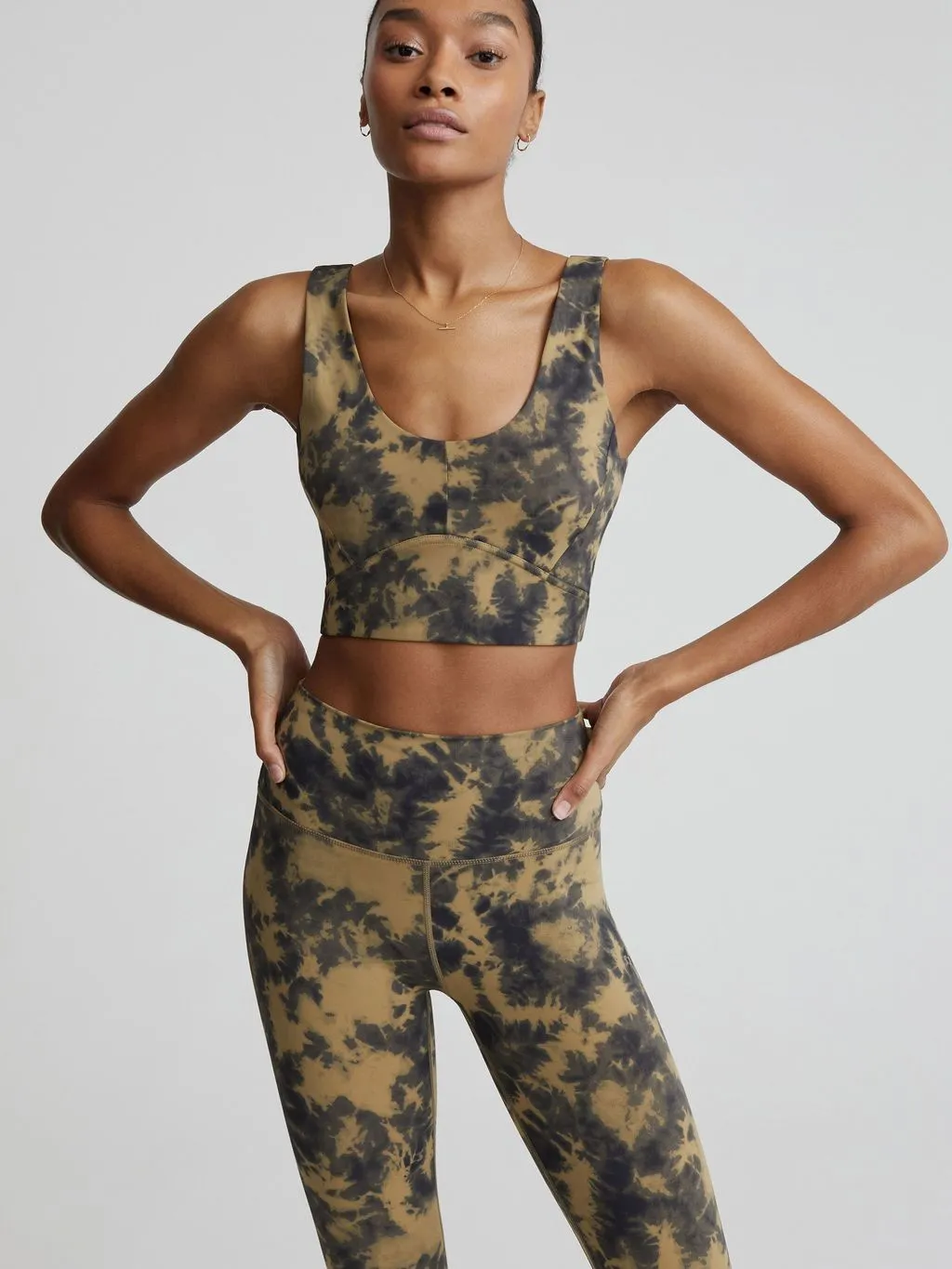 Let's Go Elsie Bra, Flaxen Tie Dye