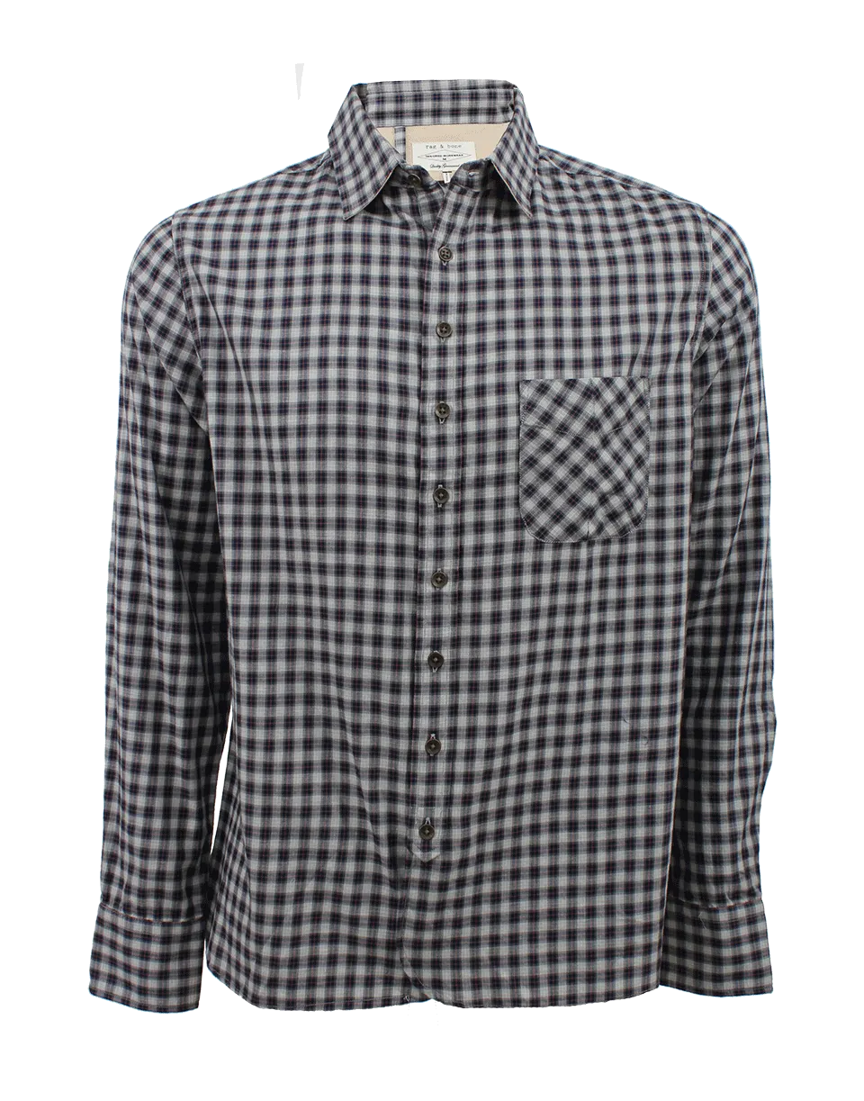 Men's Quarter Placket Shirt