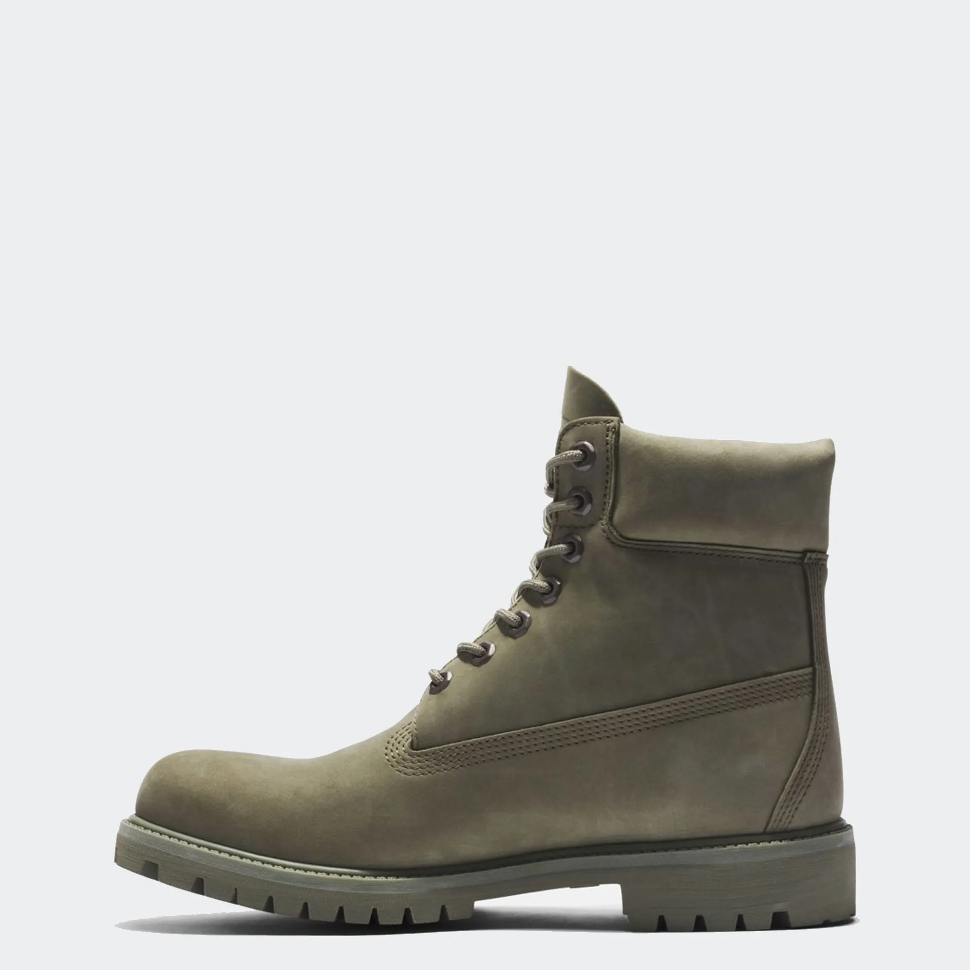 Men's Timberland Premium 6-Inch Waterproof Boots Dark Green Nubuck