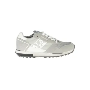 Napapijri Gray Polyester Men Sneaker