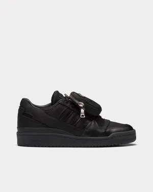 Re-Nylon Forum Black Low Top Sneakers