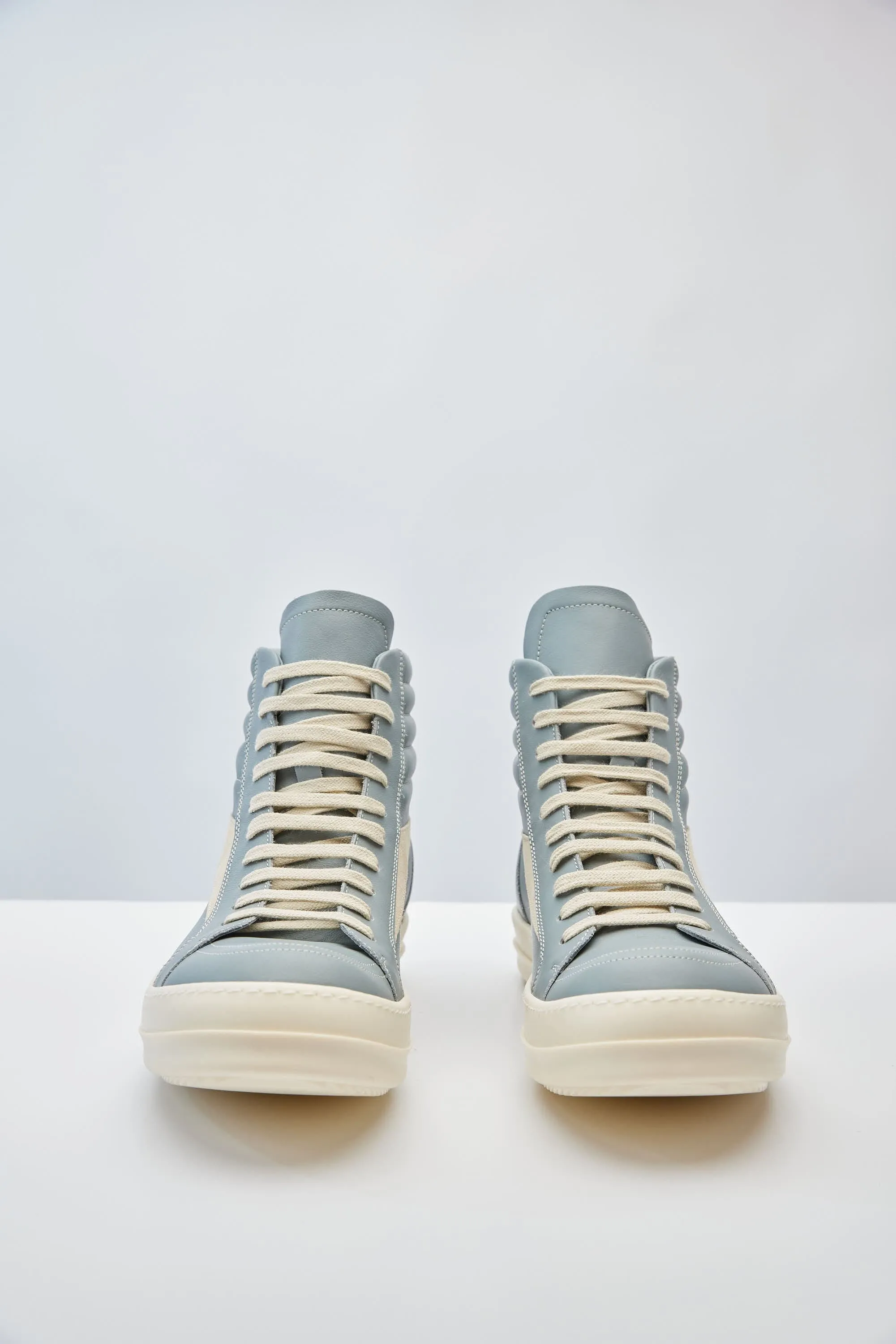 Rick Owens High Vintage Sneaks in Pale Blue