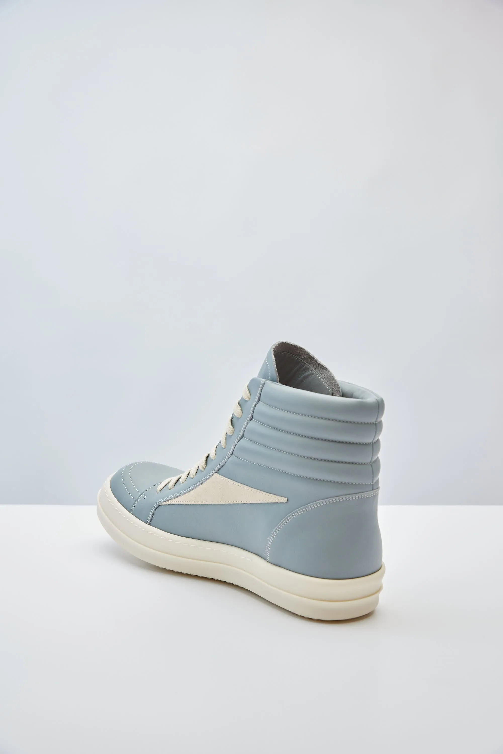 Rick Owens High Vintage Sneaks in Pale Blue