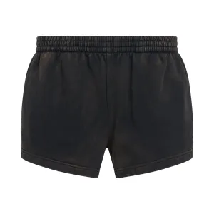 Running Shorts in Washed Black