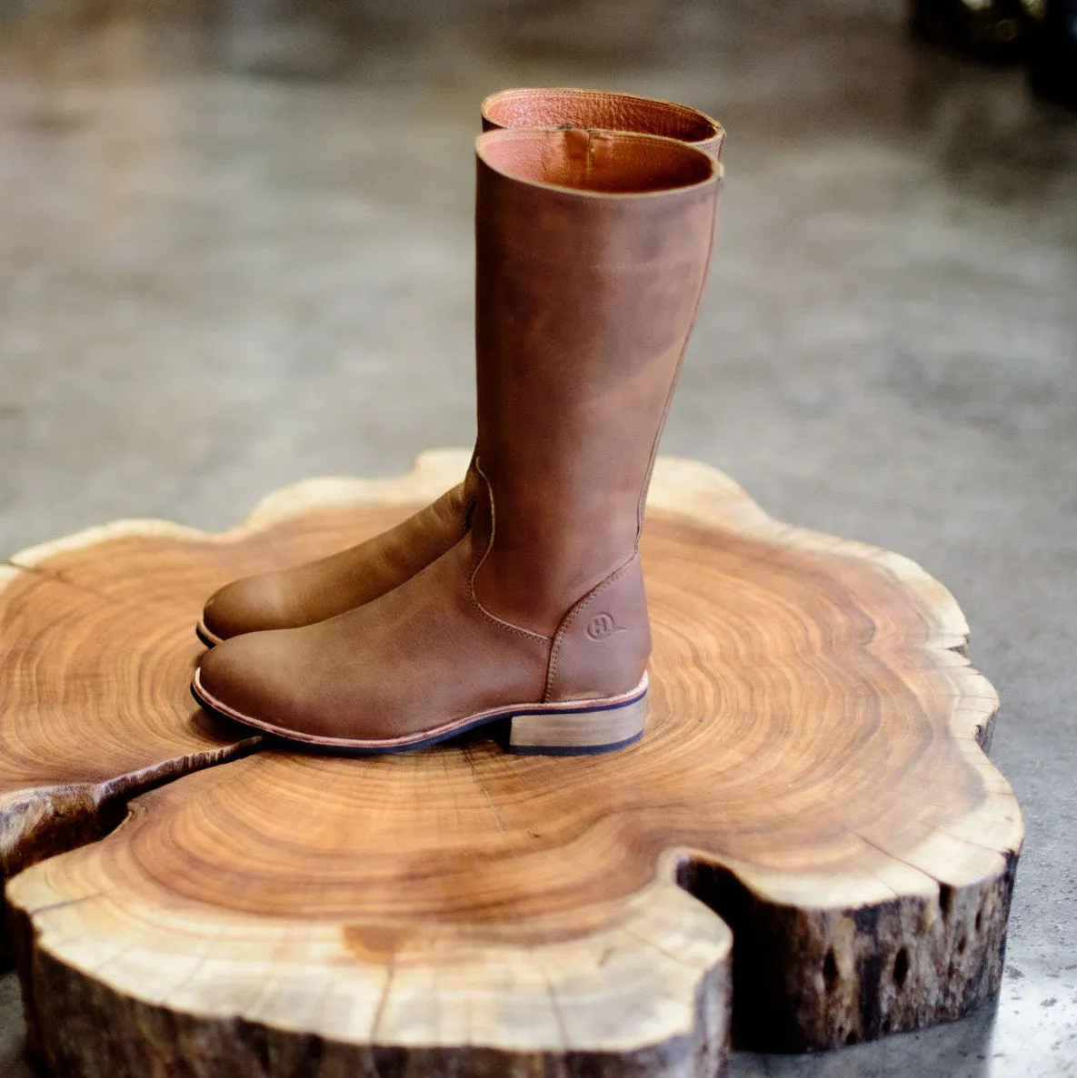Selina Midcalf Leather Boots