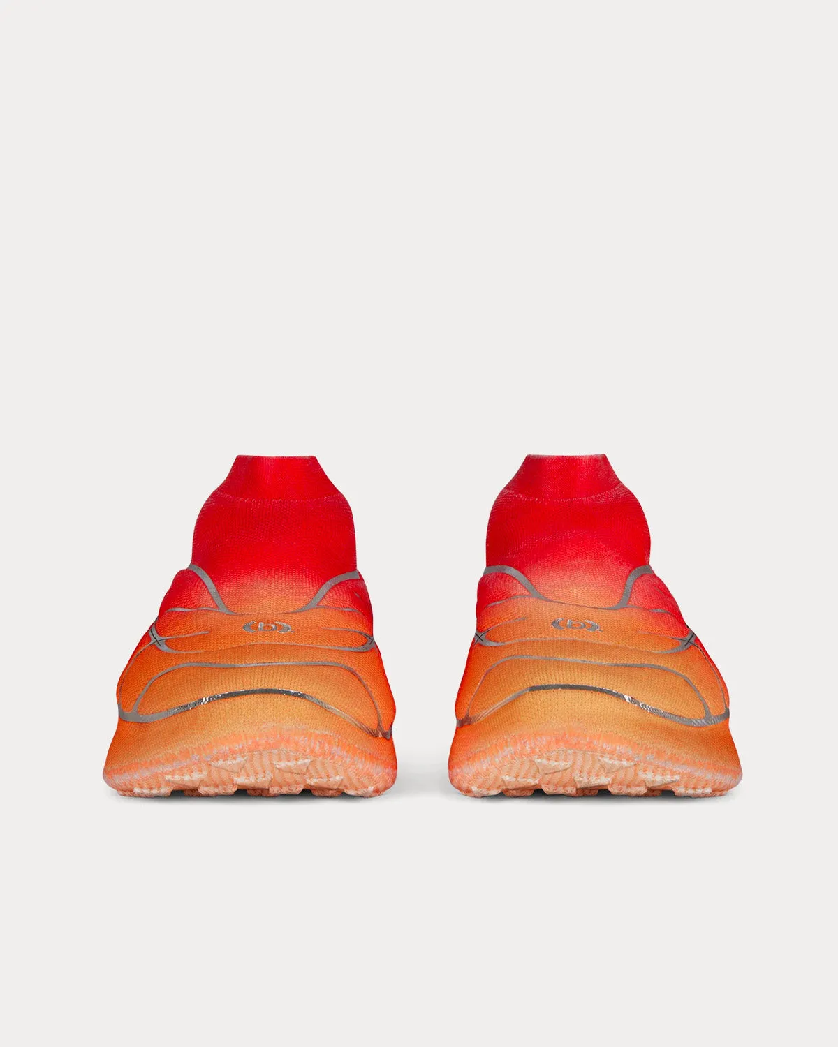 TK-360  Mid Mesh Red / Yellow Slip On Sneakers