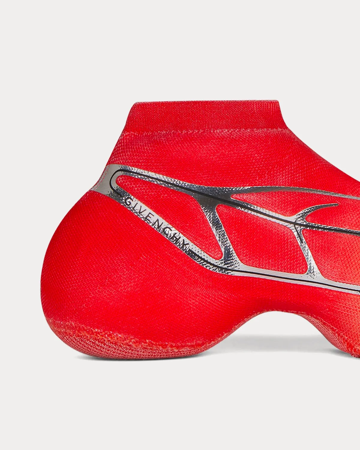 TK-360  Mid Mesh Red / Yellow Slip On Sneakers