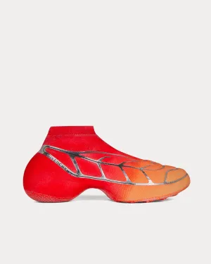 TK-360  Mid Mesh Red / Yellow Slip On Sneakers