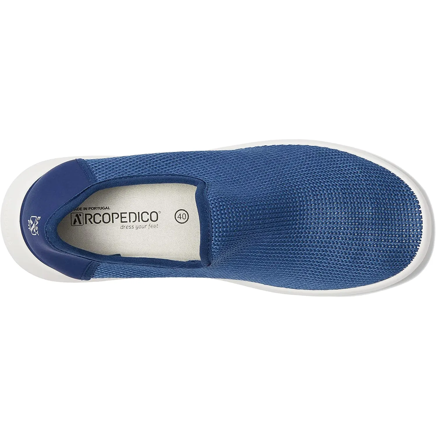 Unisex Arcopedico Gaia Blue Fabric Mesh