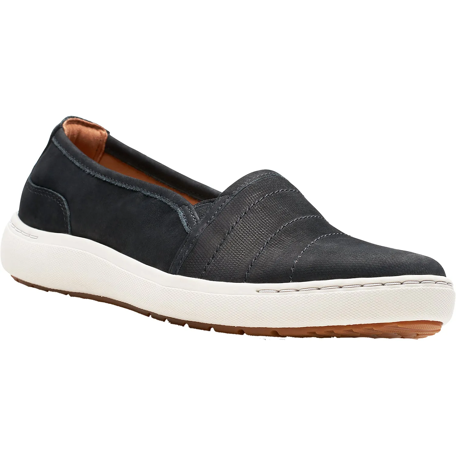 Women's Clarks Nalle Violet Black Nubuck