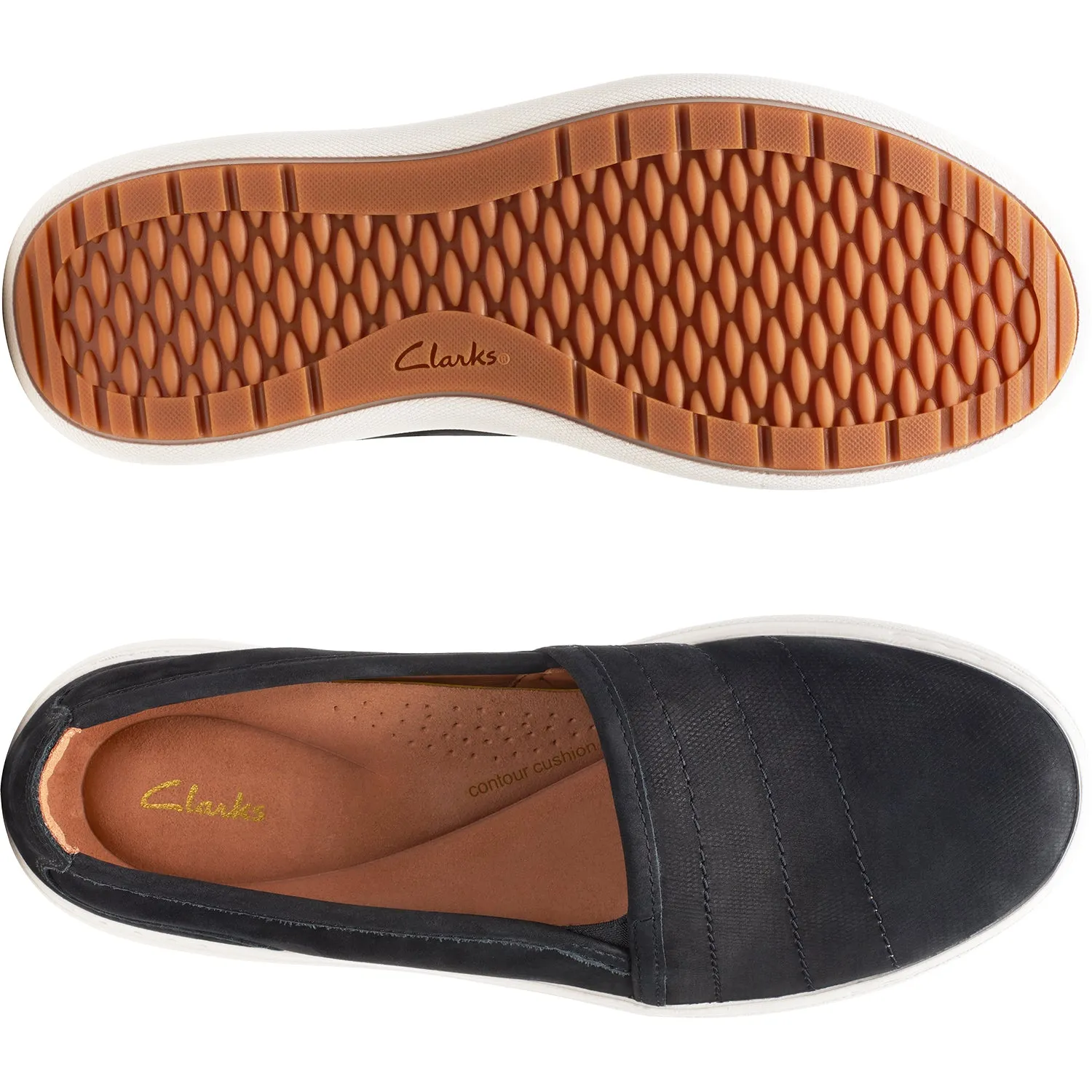 Women's Clarks Nalle Violet Black Nubuck